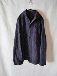 ニードルス/ネイビー ストライプ カバーオール