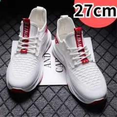 333 スニーカー メンズ ホワイト 通気性 厚底 クッション ランニング