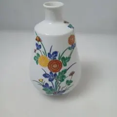 有田焼 花瓶 手描き花柄 陶磁器のサムネイル