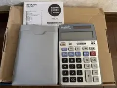 SHARP EL-G36 電卓 カバー付き 廃盤 希少 レア 貴重 学校 - メルカリ