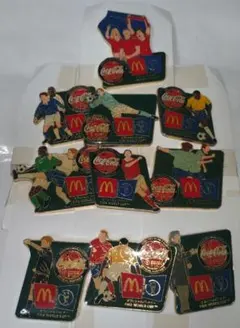 2002FIFAワールドカップ　ピンバッジ　コカコーラ　まとめ売り