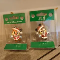 チップ　デール　クリスマスオーナメント　ディズニー