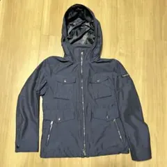 【美品】ブラックレーベルクレストブリッジ ネイビー Mサイズ フード着脱可