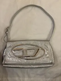 DIESEL 1DR ハンドバッグ ショルダーバッグメタルラウンド