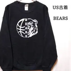 US古着　BEARS　ベアーズ　プリントスウェット　トレーナー　アメリカ古着