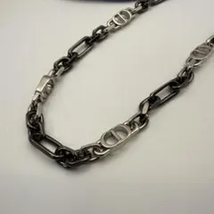 【美品】Dior CD Icon チェーンリンク ネックレス 真鍮