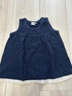 SHIPSキッズ 90 トップス　ネイビー　ドットのサムネイル