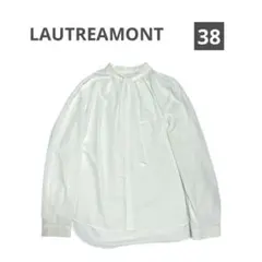 LAUTREAMONT ロートレアモン 長袖 ボウタイ ブラウス ホワイト 38のサムネイル