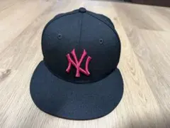 New Era NYロゴ スナップバックキャップ 黒