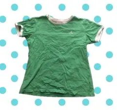 adidas グリーンTシャツ