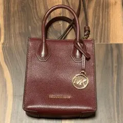 MICHAEL KORS マーサー スモール バーガンディ ミニトートバッグ