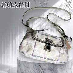COACH ホーボー シグネチャー 2Way チャーム ショルダーバッグ 肩掛