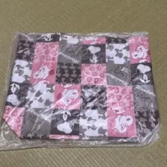 スヌーピー トートバッグ ピンク系・グレー系