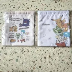 ポケモン ポケットモンスター 巾着 巾着S 2点セット