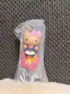 サンリオ　平成ギャルチャーム　ハローキティ（日焼け）×ハイビスカス