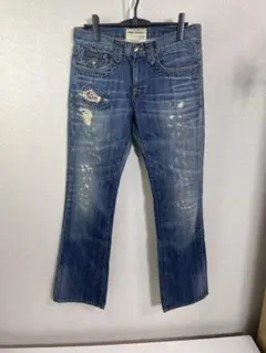（新品）JIMMY TAVERNITI ジミータヴァニティジーンズダメージ加工のサムネイル