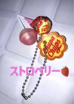 ［ガチャ］チュッパチャプス ミニチュアコレクション ストロベリー