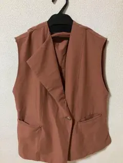 ViS ブラウン ベスト サイズF