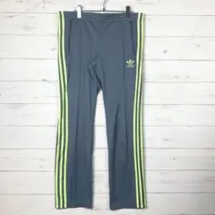 アディダス ジャージ トラックパンツ EUROPA グレー イエロー L