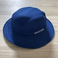 mont-bell メッシュ ネイビー帽子　キッズ用のサムネイル