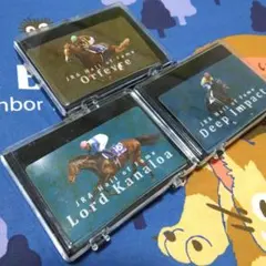 ☆JRA☆ピンバッチ☆ポストカード☆ミニ馬券チャーム付きクリアポーチ☆