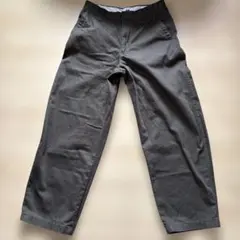 ユニクロ　ワイドフィットチノ　ダークブラウン79 321-470549