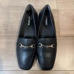 CLOSSHI ローファーヒール　ブラック