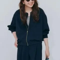 アンフィーロ BEAUTY MOVE ヘビロテ ブルゾンM UNFILO 黒