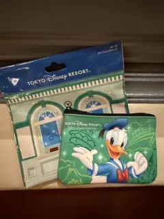 東京ディズニーリゾート パークチケット柄ドナルドダック ポーチ