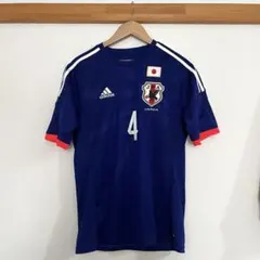 【正規品】2014年 サッカー日本代表ユニフォーム 背番号4 HONDA