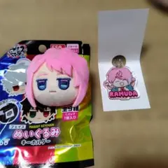 ヒプマイ フェイスぬいぐるみキーホルダー＆アクリルキーホルダー　飴村乱数