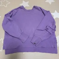 JEANASIS 薄紫色トレーナー