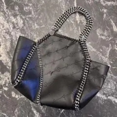 良品 ステラマッカートニー ファラベラ ミニ 総柄 モノグラム クロス