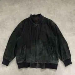 クロップドレザージャケット スエード 豚革 MADE IN KOREA BV61