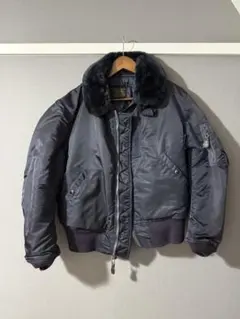 ♦︎ALPHA♦︎B-15C フライトジャケット ミリタリー ブルーのサムネイル