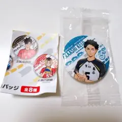 【新品・未開封】ハイキュー!! × くら寿司 缶バッジ 赤葦京治