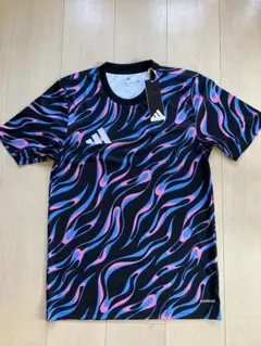 adidas サッカーシャツ JL7961 Sサイズ ブラック/ブルー/ピンク