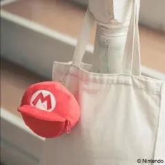 スーパーマリオ☆マリオの帽子 ぬいぐるみポーチ