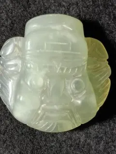 中国　玉石白玉彫刻　玉器　環　装飾品　V　9356E 中国 玉石白玉彫刻 玉器 環 装飾品 V 9356E 中国 玉石白玉彫刻 玉器 環