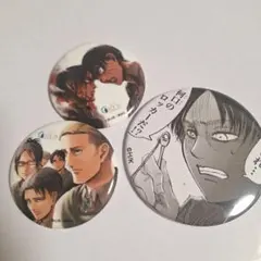 進撃の巨人 缶バッチ 日田 東京駅