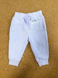 GAP ベビーギャップ 80スウェット 裏起毛 パープル 紫 ロゴ