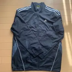 アディダス ブラックLサイズ薄手ジャケット