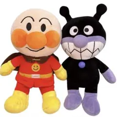 アンパンマン バイキンマン ぬいぐるみ 2点セット