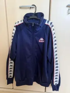 Kappa トラックジャケット ネイビー - メルカリ