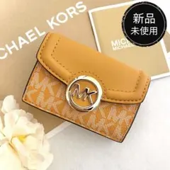 新品　正規品☆MICHAEL KORS 折り財布　オレンジ 三つ折り財布