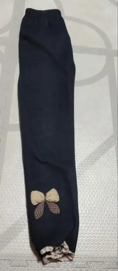 美品　裏起毛　長ズボン　スパッツ　暖パンツ　デニム　防寒　120