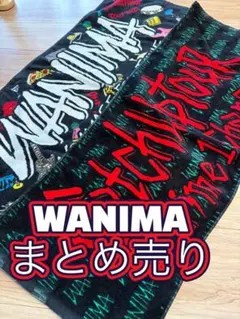 WANIMA タオル　まとめ売り　10点 2026年最新】WANIMAライブタオルの人気アイテム - メルカリ