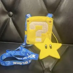 USJ ハテナブロック ポーチ＆スター パスケース セット