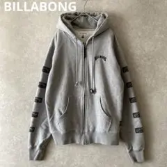 ビラボン BILLABONG 袖プリント 肉厚 ジップアップ パーカー
