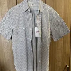 EDWIN エドウィン　ヒッコリーシャツ　半袖ワークシャツ